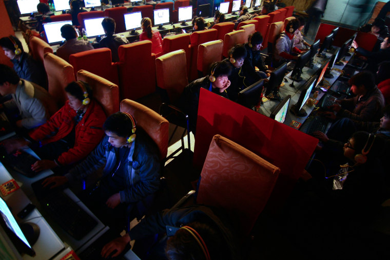 Image: Internet cafe in China