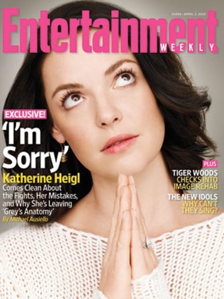 Image: Katherine Heigl on Entertainment Weekly cover