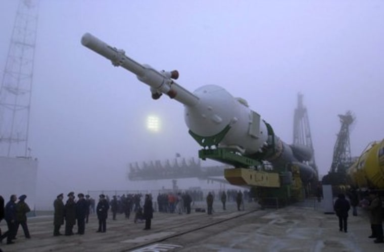 Image: Soyuz launch escape tower