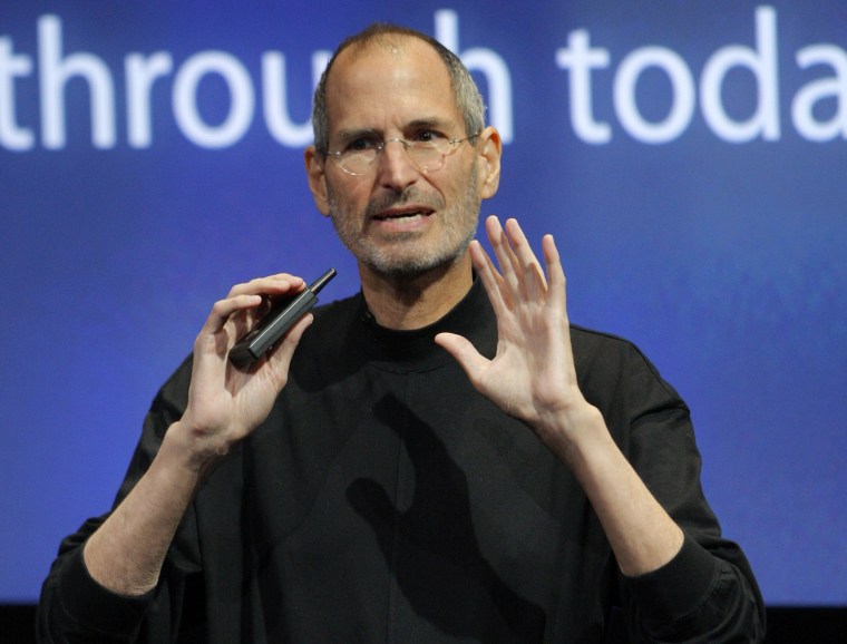 Image: Apple Inc. CEO Steve Jobs speaks about the iPad at a special event at Apple headquarters