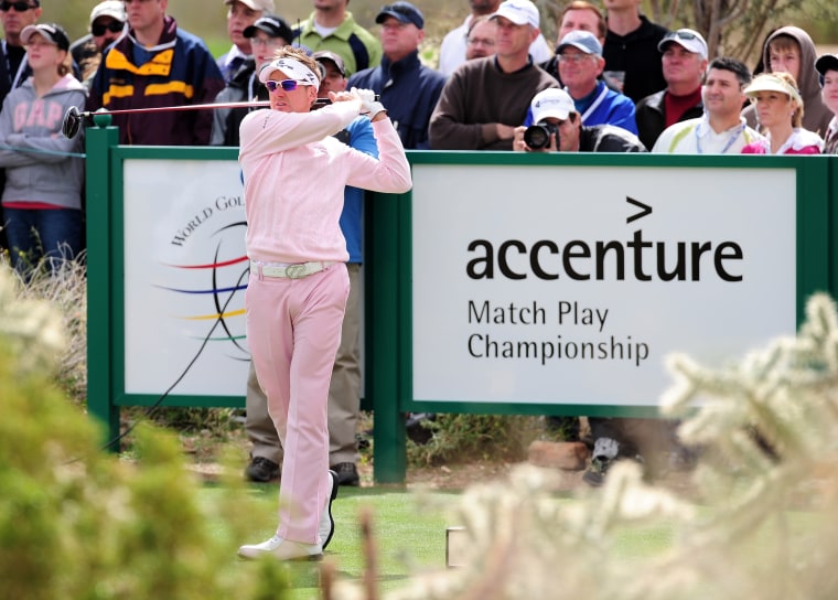 Image: Ian Poulter at Accenture Match Play Championship