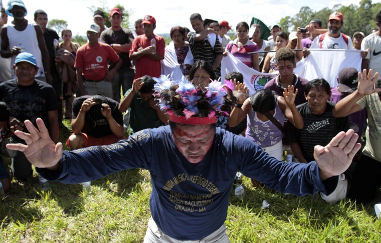 Image: Protests against Belo Monte dam
