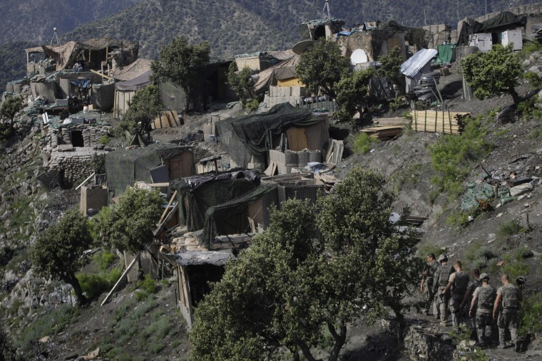 Image: Camp Restrepo in Afghanistan's Korengal Valley