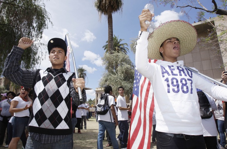 Image: Protest at the Arizona Capitol