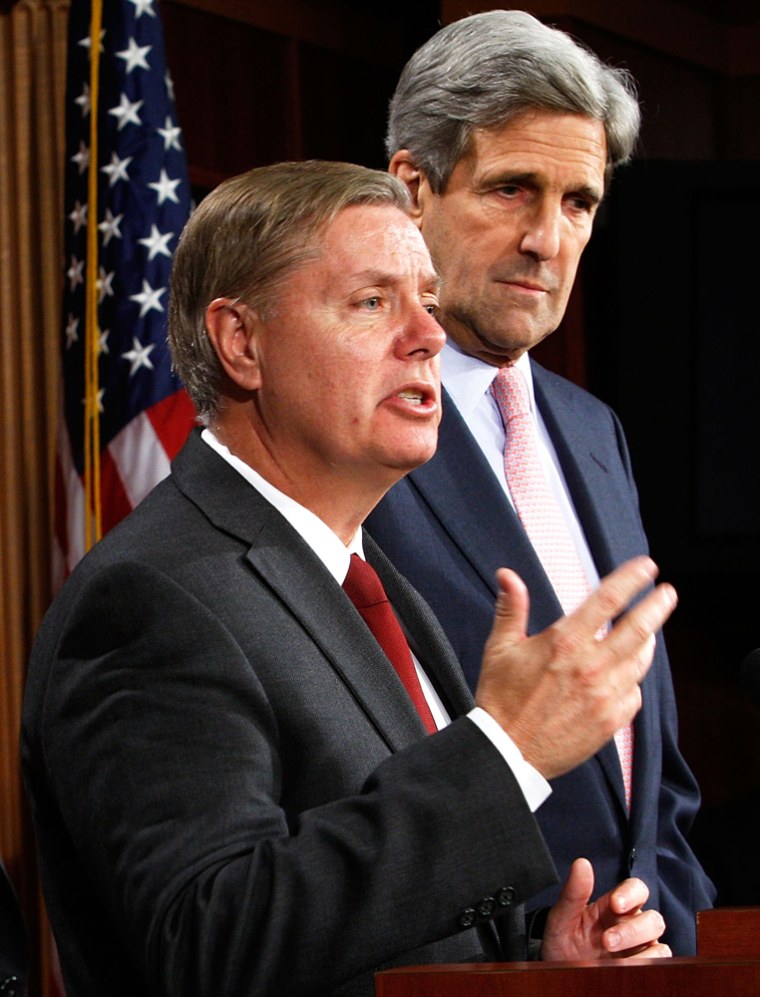 Kerry, Lieberman, And Graham Hold Press Conference On Climate Change