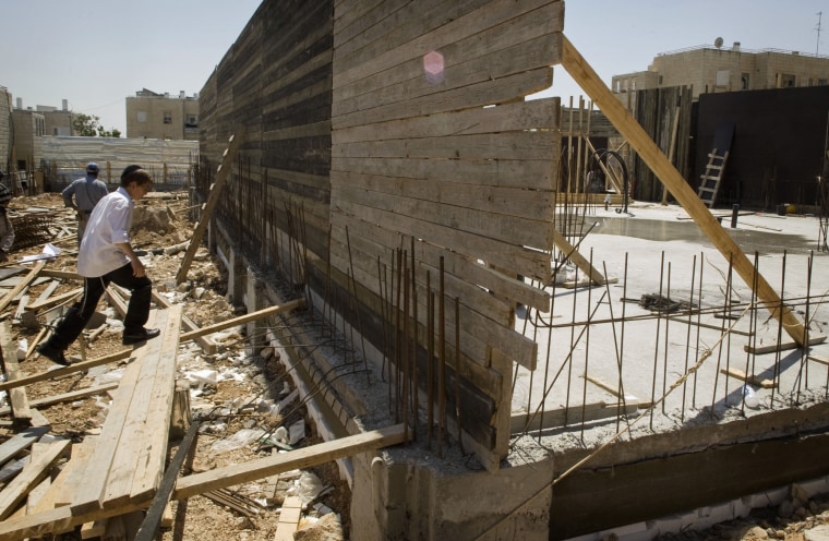 Image: Construction site in east Jerusalem
