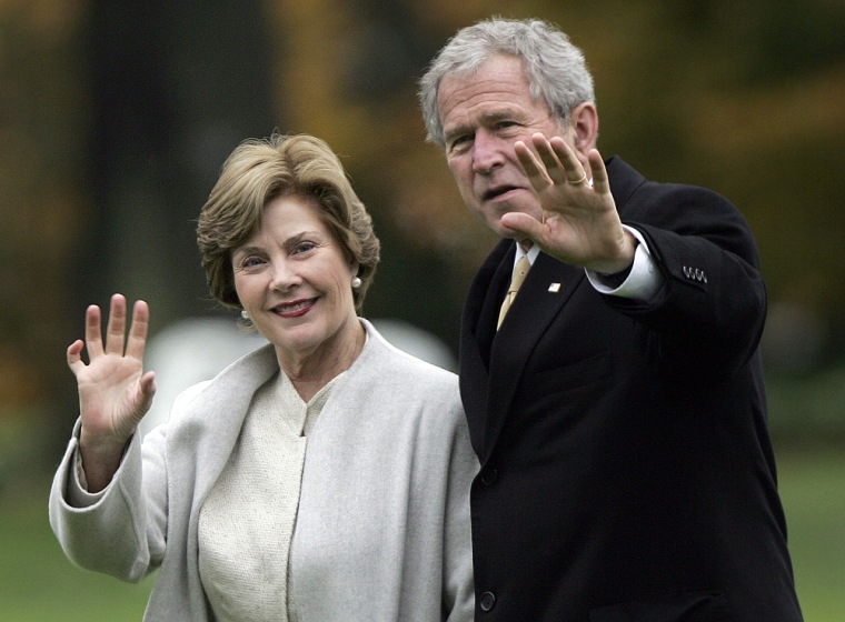 Image: Laura Bush, George W. Bush