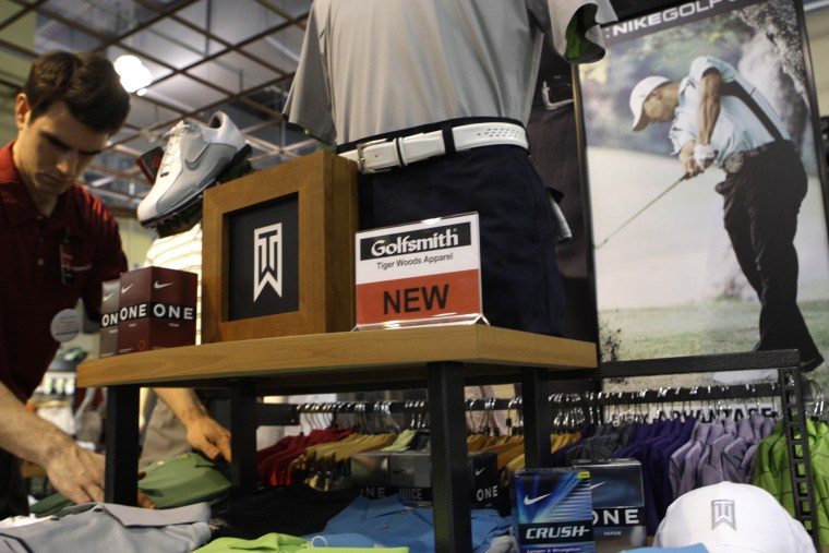 Image: Tiger Woods merchandise