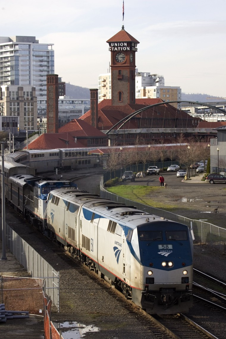 Image: Train in Portland