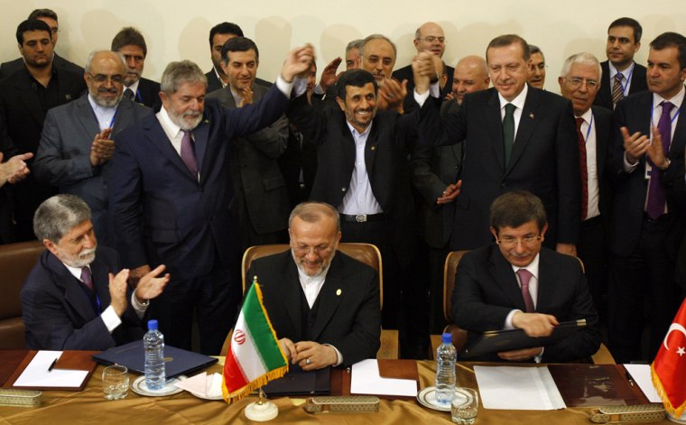 Image: Agreement reached to ship most of Iran's enriched uranium to Turkey