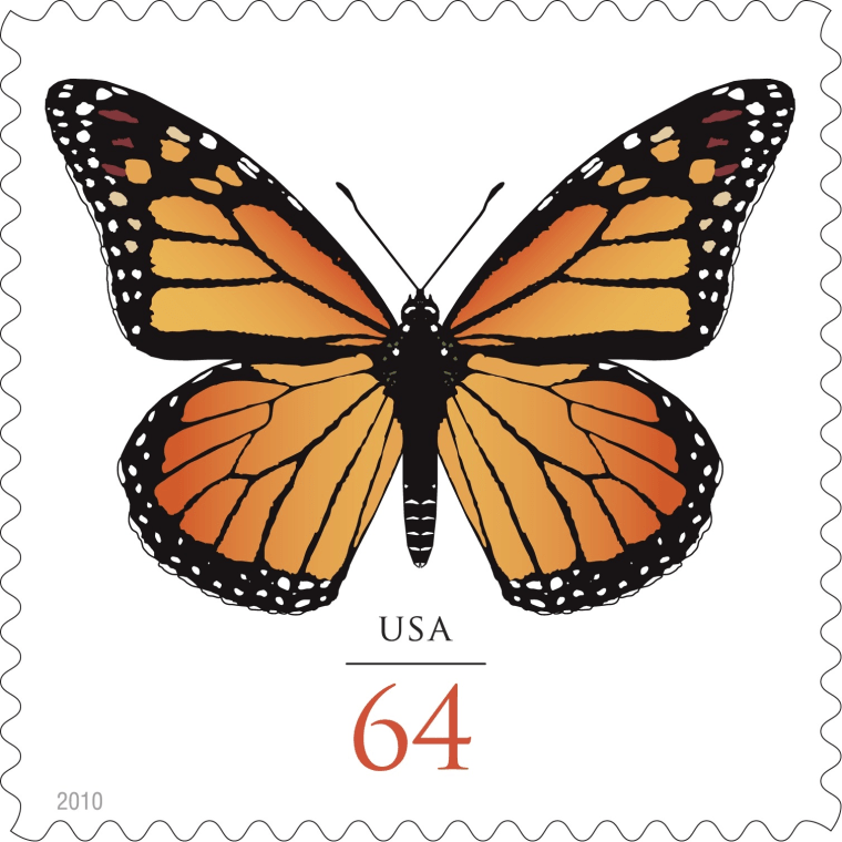 Image: Butterfly stamp