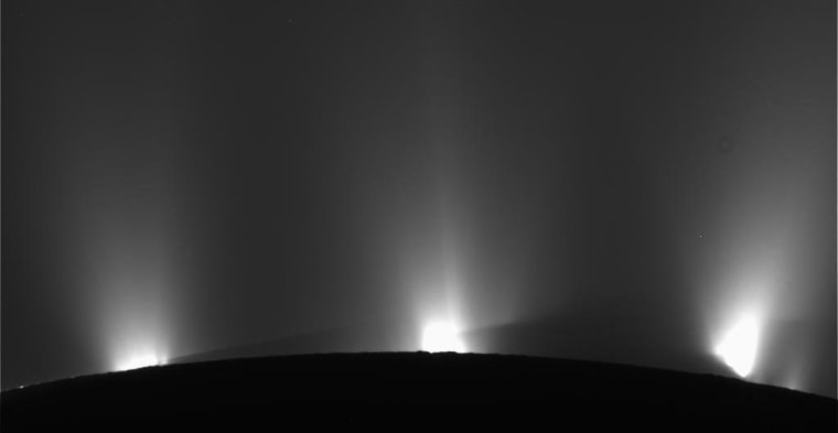 Image: Geysers of Enceladus
