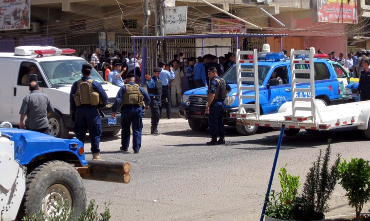 Image: Robbery scene in Baghdad