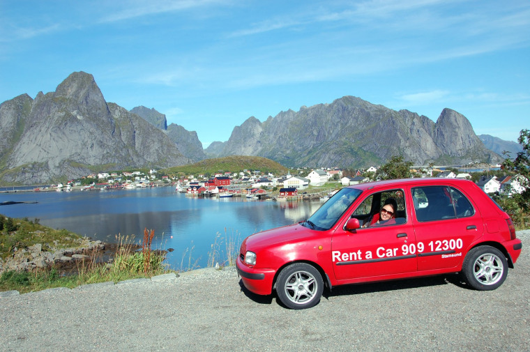 Image: Rental car in Norway