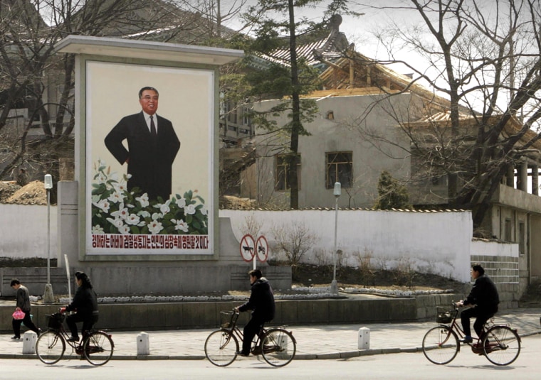 Image: TO GO WITH STORY 'NKOREA-KIM-TOMB'  Nort