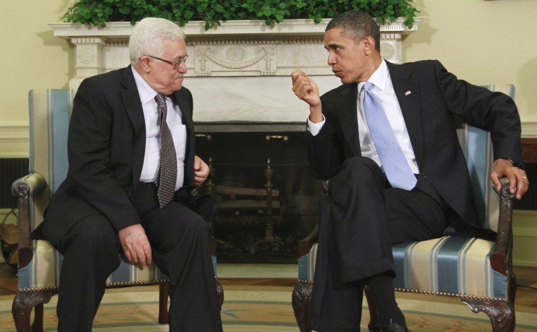 Image: Barack Obama, Mahmoud Abbas