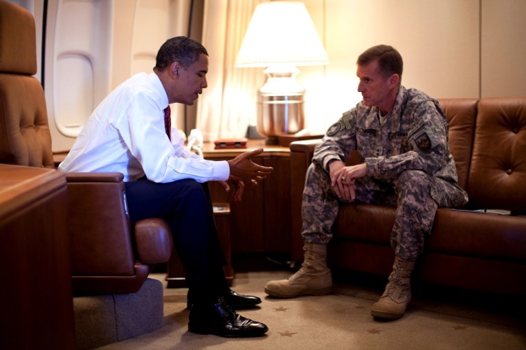 Image: President Obama and Gen. Stanley McChrystal,