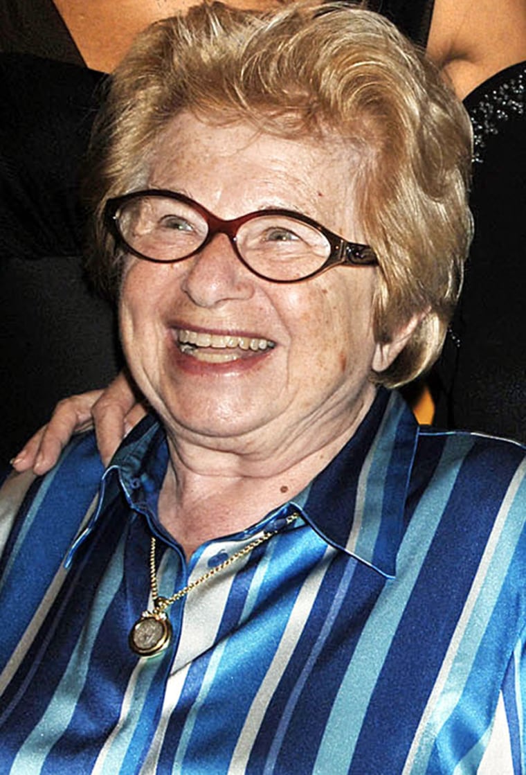 Dr. Ruth talks sex education, charity