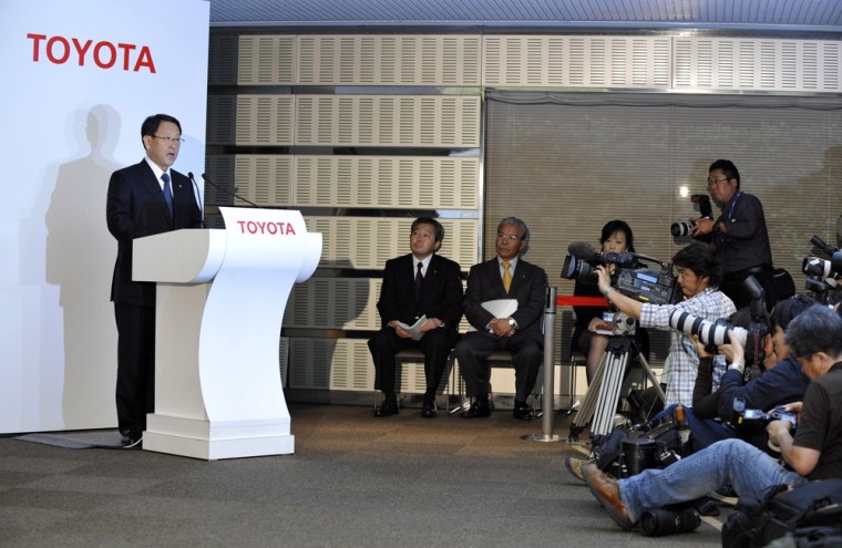 Image: Toyota returns to profit on cost-cutting, increased sales