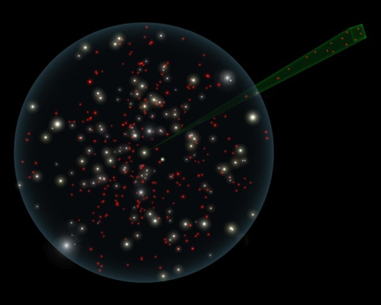 Image: An artist-rendered map of stars