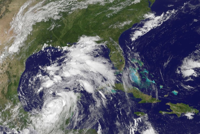 Image: GOES satelite image shows Tropical Storm Alex