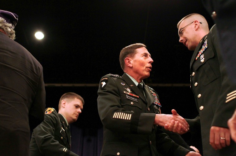 Image: Gen. David Petraeus speaks at the National Purple Heart Hall of Honor Tribute