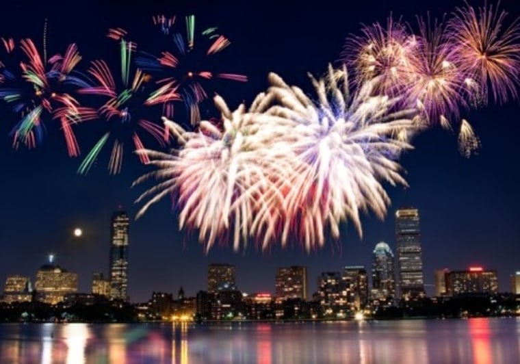 Image: Boston fireworks