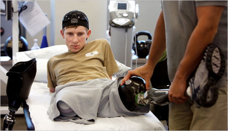 Image: Brendan Marrocco at Walter Reed Army Medical Center