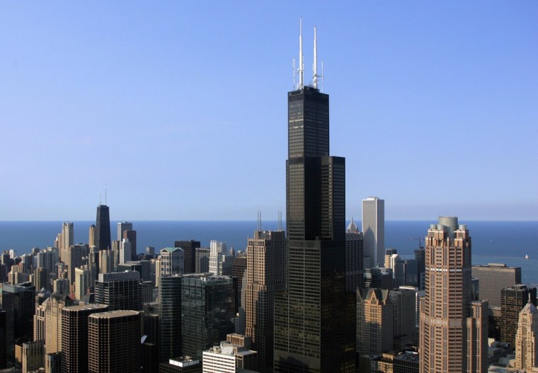 Image: The Chicago skyline featuring the Sears