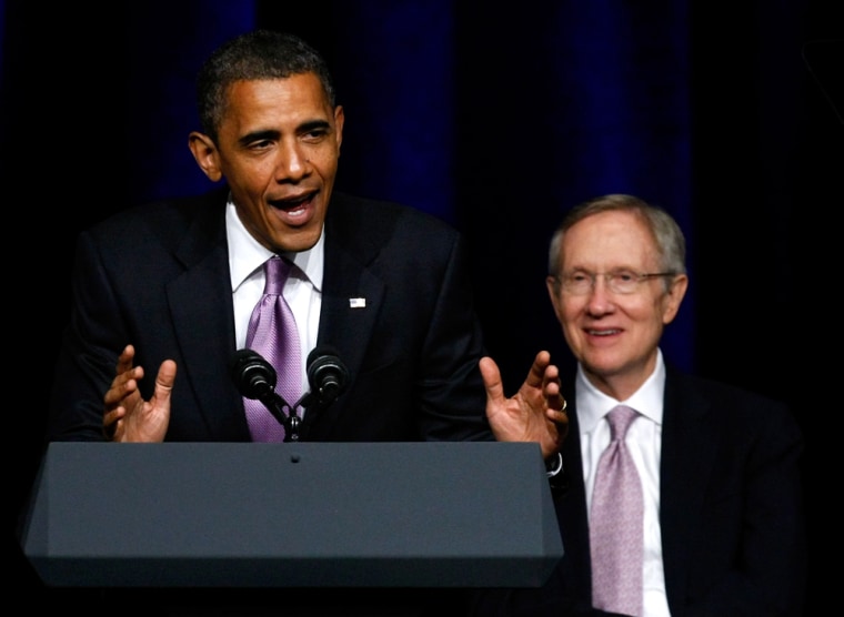 Image: President Obama Joins Harry Reid At Campaign Rally In Las Vegas