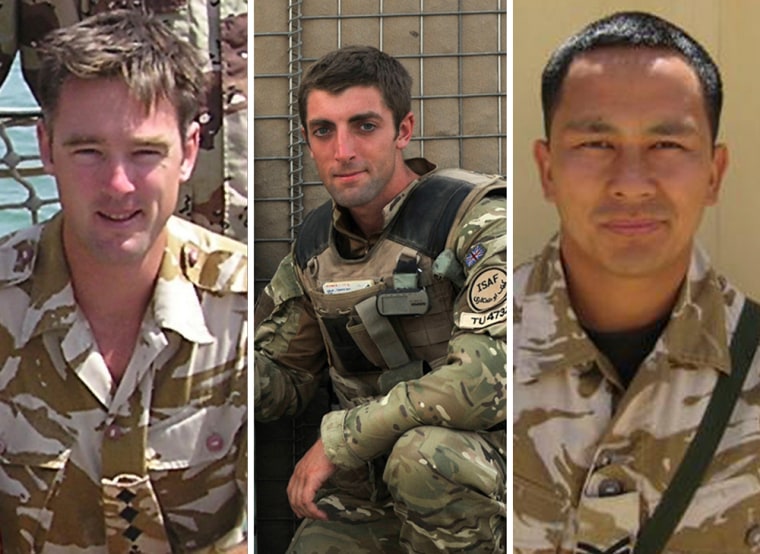 Image: Three British soldiers killed in Afghanistan by renegade Afghan soldier