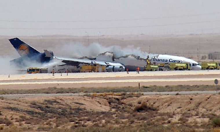 Image: Plane crash in Riyadh