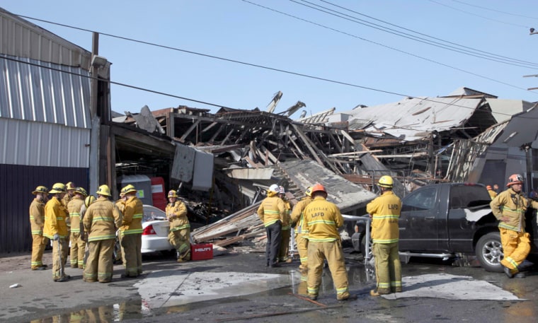 Image: Building explosion in Los Angeles