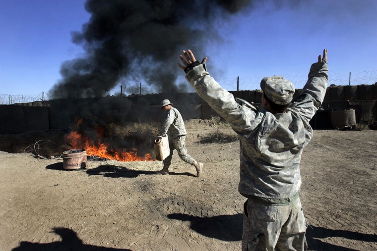 Ailing Vets Sue Over Smoke From Trash Fires In Iraq, Afghanistan