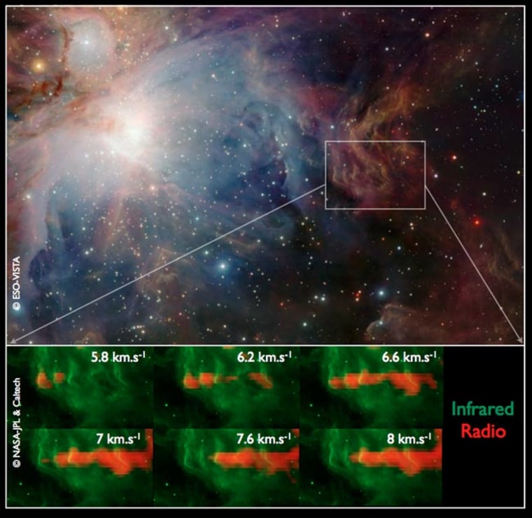 Image: Infrared images of stars