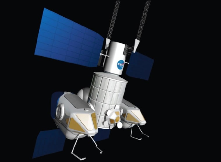 Image: Asteroid mission configuration