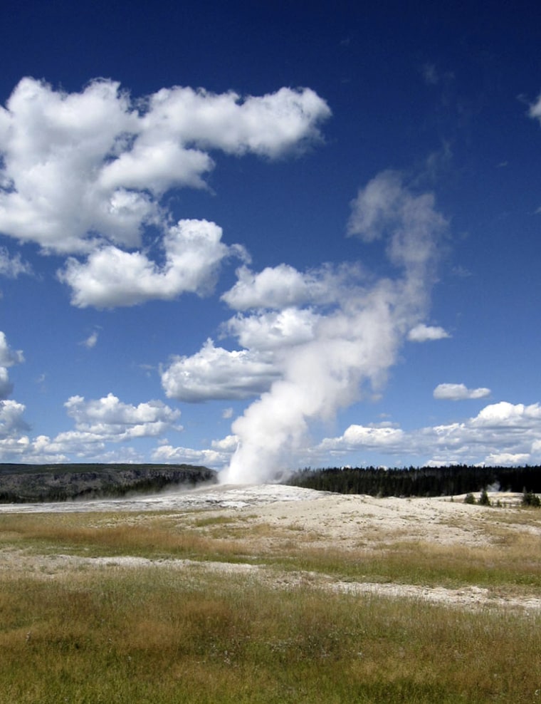 Image: Old Faithful in Yellowstone National Park