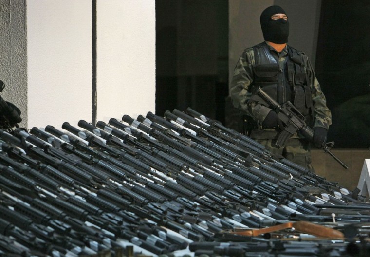 Image: Arms captured in Mexico