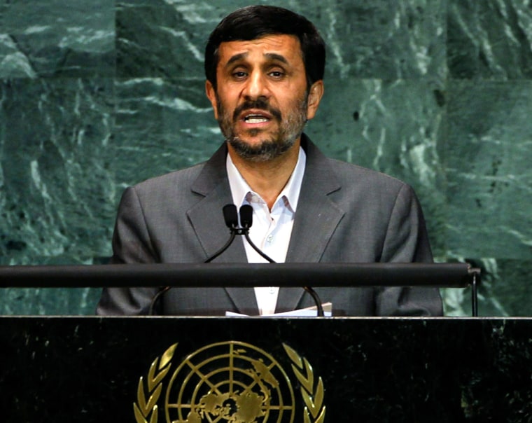 Image: Iranian President Mahmoud Ahmadinejad