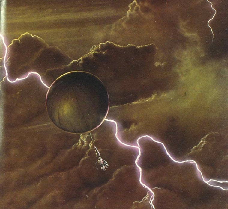 Image: Artist's impression of a future aerobot in Venus atmosphere