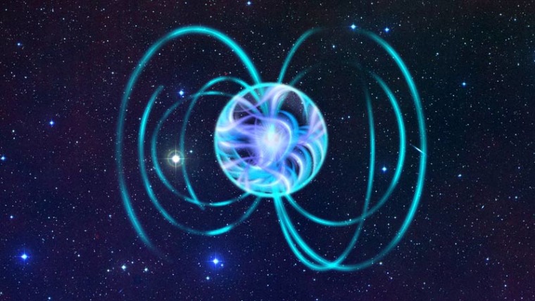 Image: Artist's interpretation of a magnetar