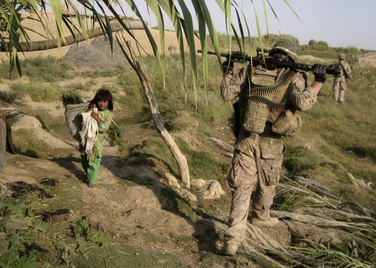 Image: Marines in Afghanistan