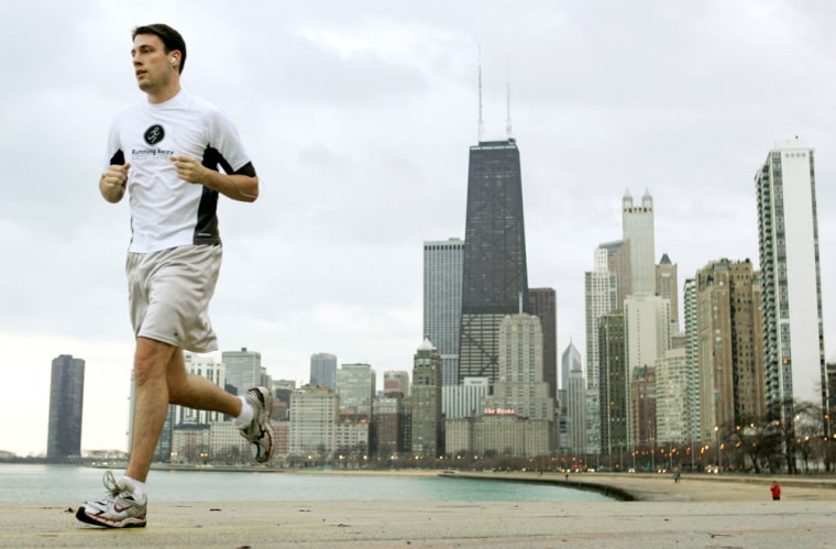 Image: Man jogging