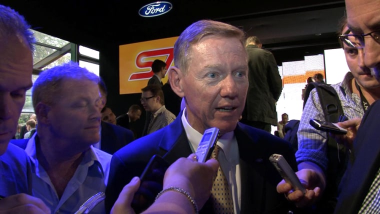 Ford CEO Alan Mulally was the toast of the Paris Auto Show in September.