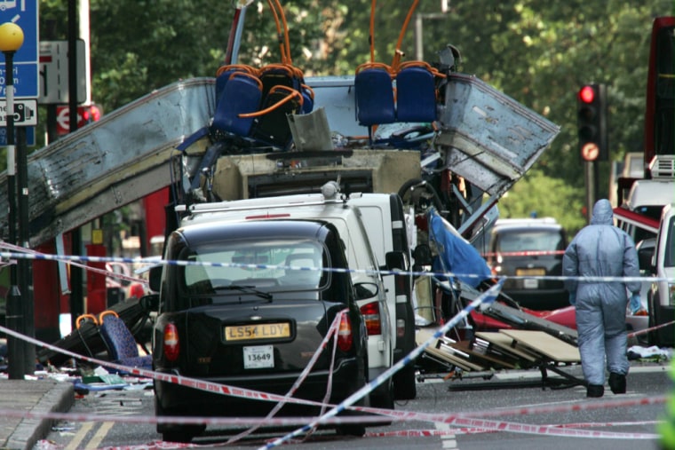 Image: July 7, 2005  London terrorist attack.
