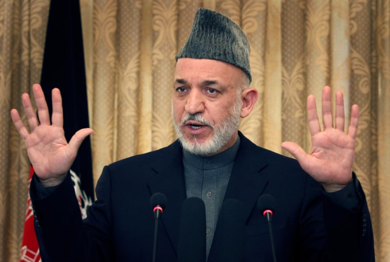 Image: Afghan President Hamid Karzai