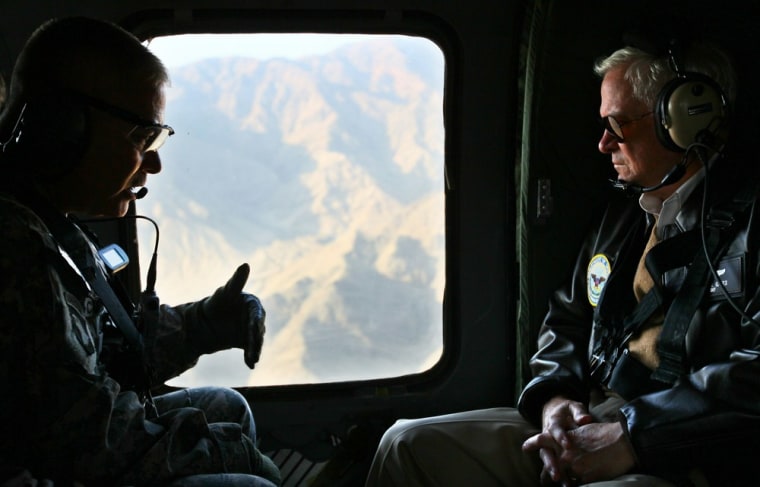 Image: Defense Secretary Robert Gates Travels To Persian Gulf Region