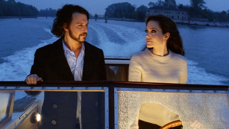 Image: Johnny Depp and Angelina Jolie in \"The Tourist\"