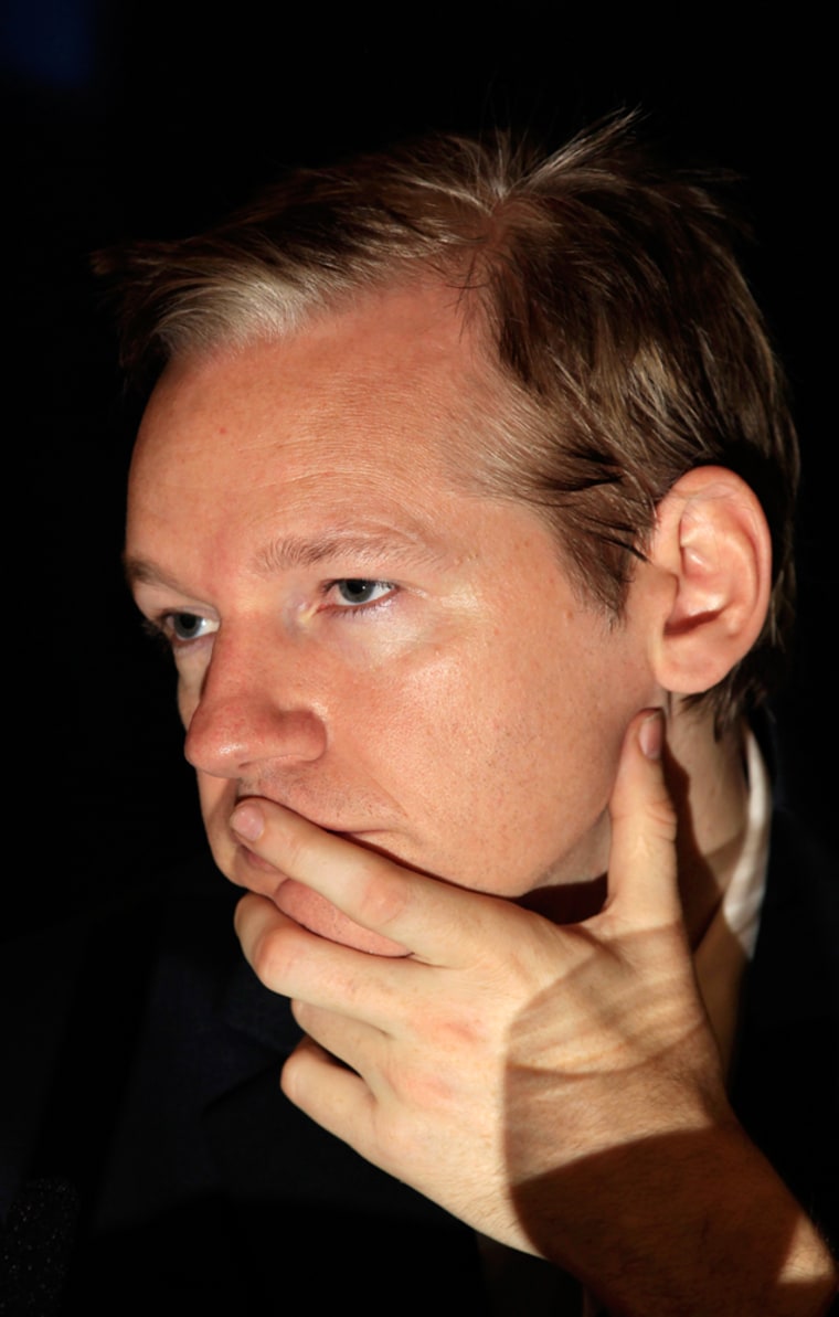 WikiLeaks founder Julian Assange attends a news conference about the internet release of secret documents about the Iraq War, in London on Oct. 23, 2010. (©Luke MacGregor/Reuters file)
