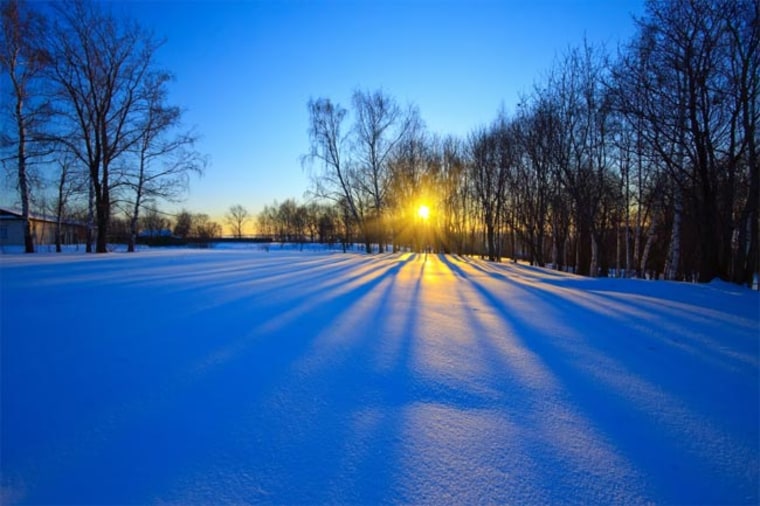Image: Photo on day of winter solstice
